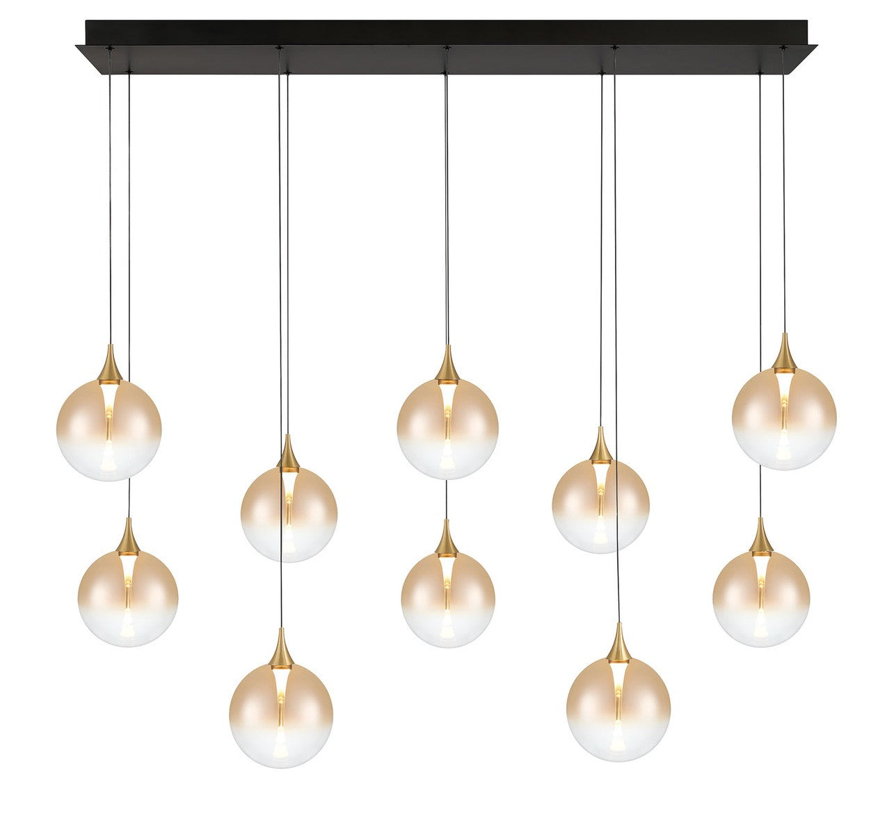 Eurofase - 48932-035 - Ten Light Chandelier - Gold