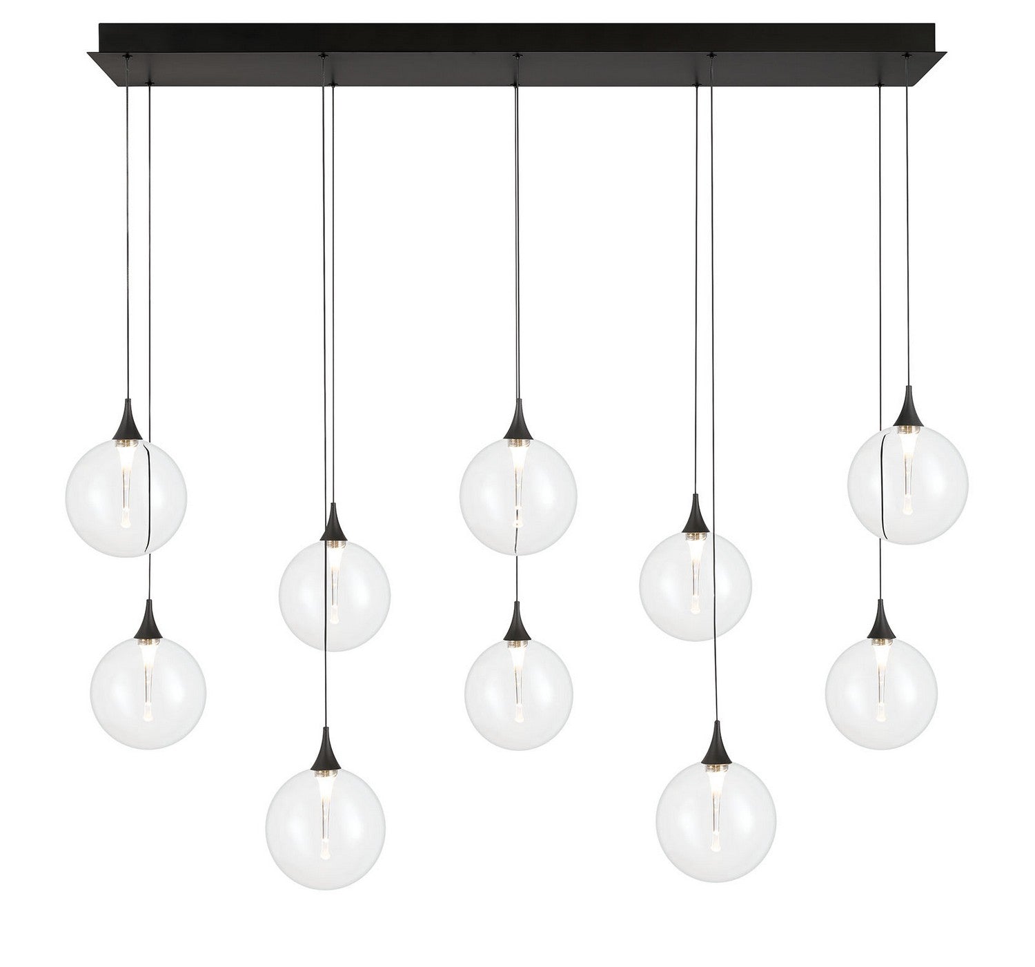 Eurofase - 48933-018 - Ten Light Chandelier - Black