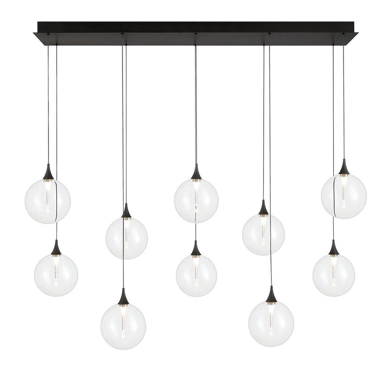 Eurofase - 48933-018 - Ten Light Chandelier - Black