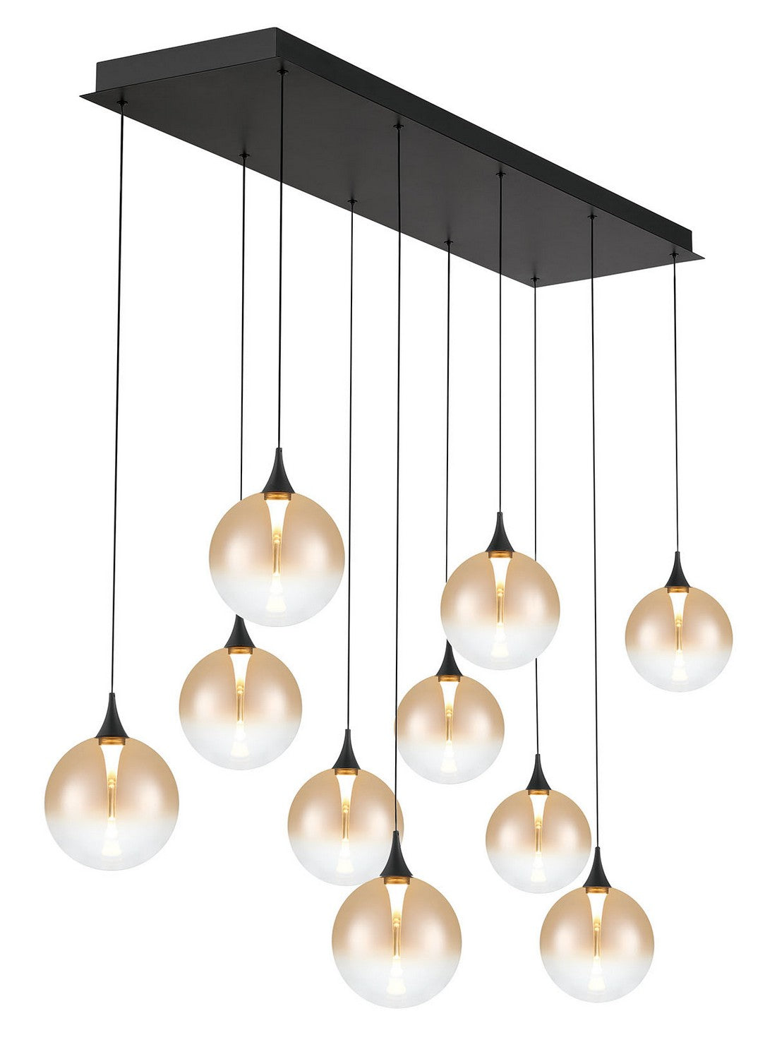 Eurofase - 48933-032 - Ten Light Chandelier - Black