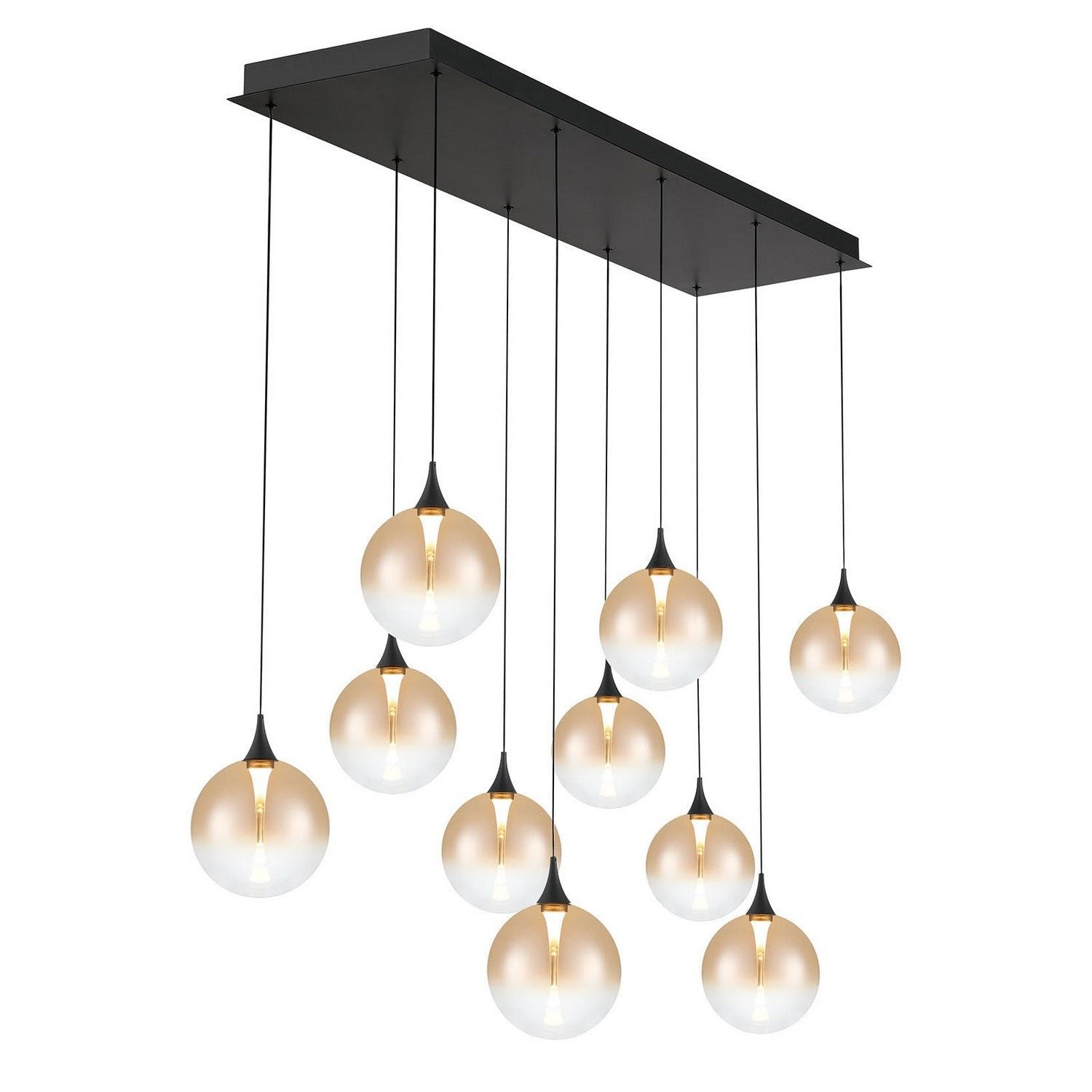 Eurofase - 48933-032 - Ten Light Chandelier - Black