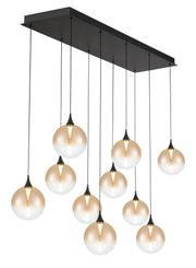 Eurofase - 48933-032 - Ten Light Chandelier - Black