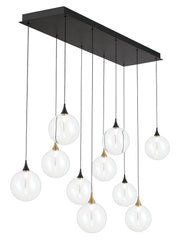 Eurofase - 48934-015 - Ten Light Chandelier - Gold-Black