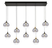 Eurofase - 48934-022 - Ten Light Chandelier - Gold-Black