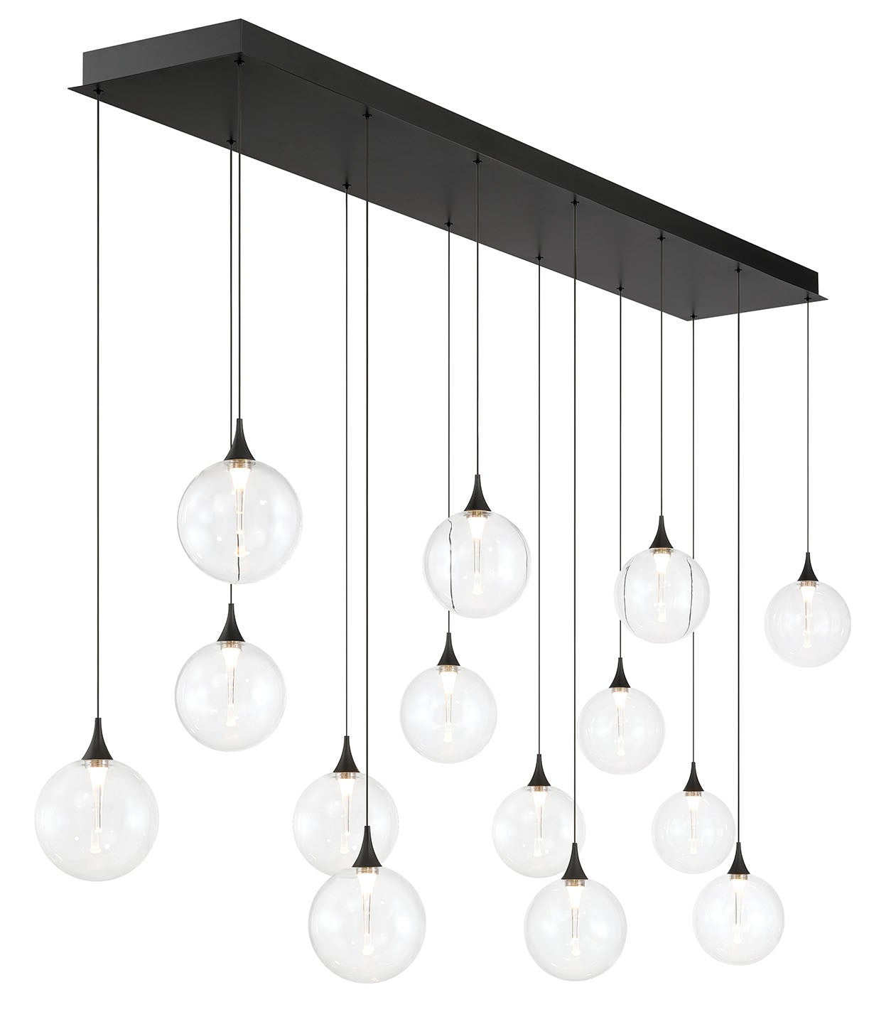 Eurofase - 48939-010 - 14 Light Chandelier - Black