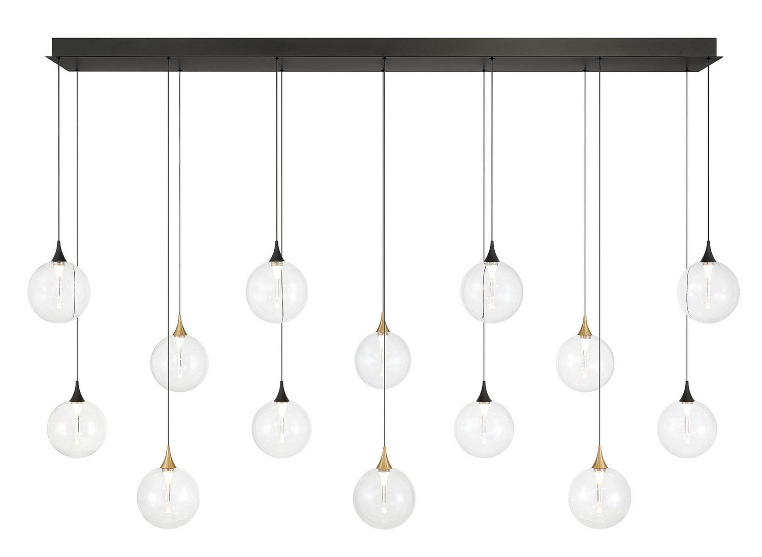 Eurofase - 48940-016 - 14 Light Chandelier - Gold-Black