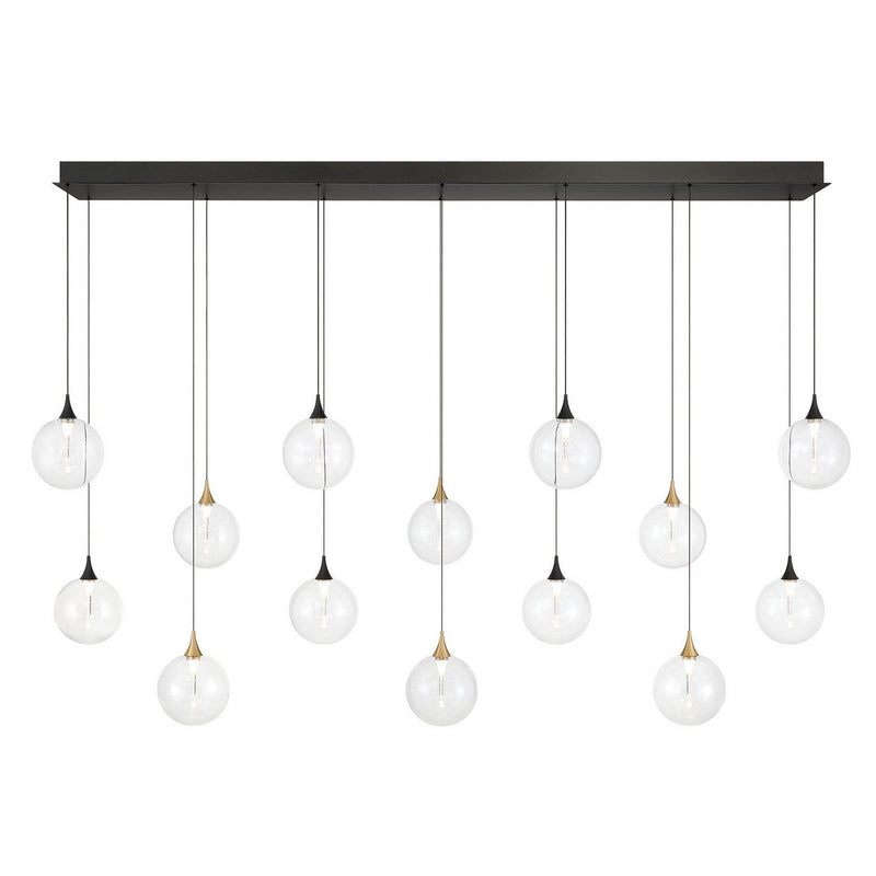 Eurofase - 48940-016 - 14 Light Chandelier - Gold-Black