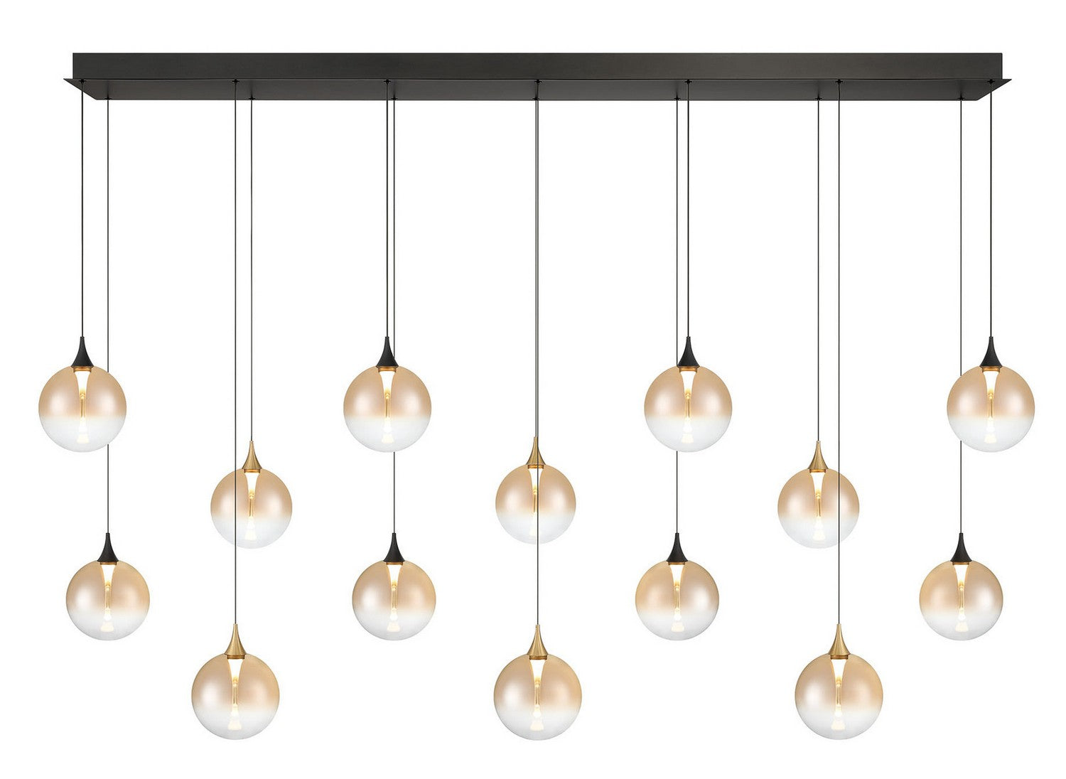 Eurofase - 48940-030 - 14 Light Chandelier - Gold-Black