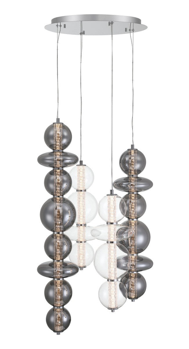 Eurofase - 48960-021 - Four Light Chandelier - Chrome