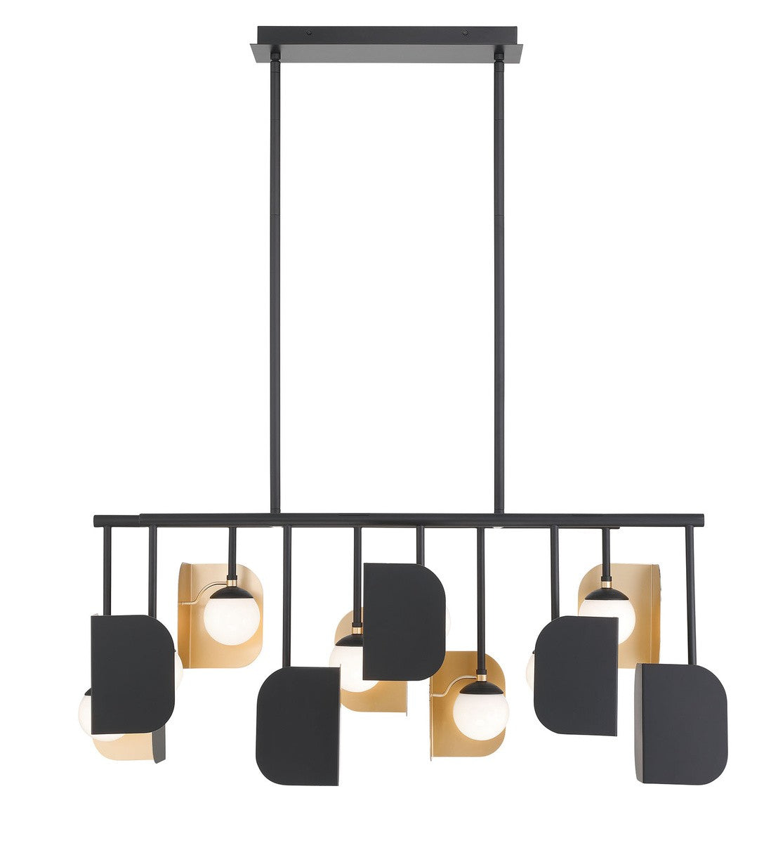 Eurofase - 49037-012 - Ten Light Chandelier - Gold-Black