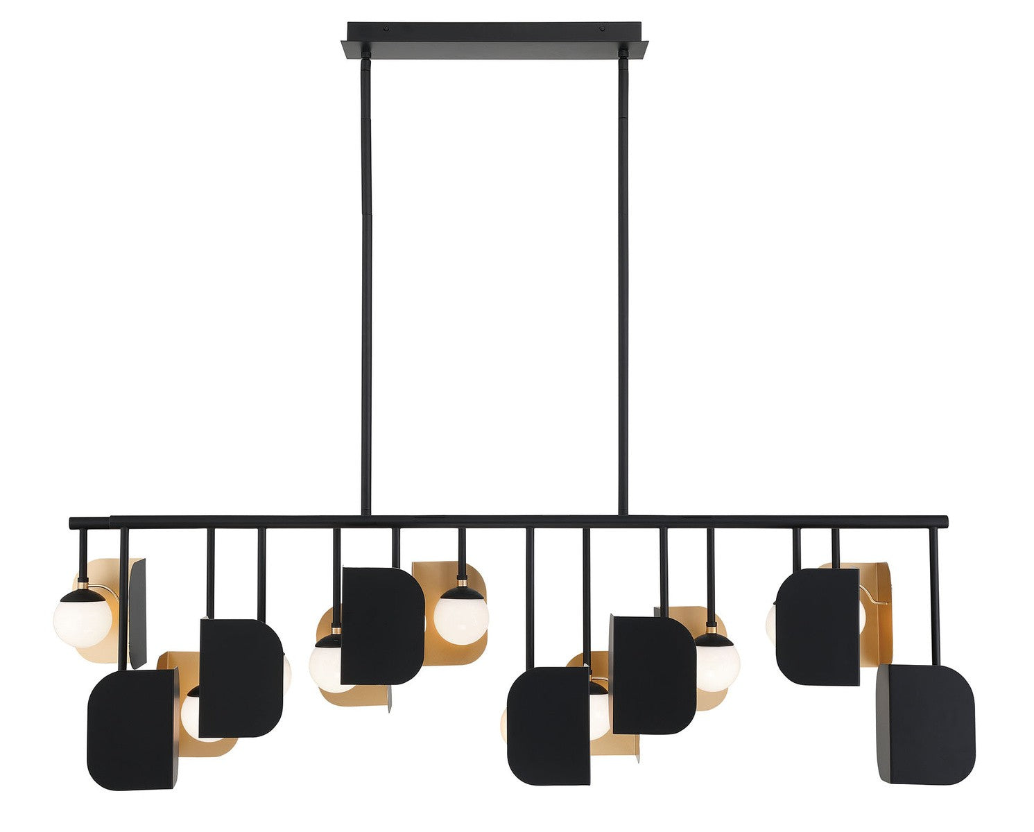 Eurofase - 49038-019 - 14 Light Chandelier - Gold-Black