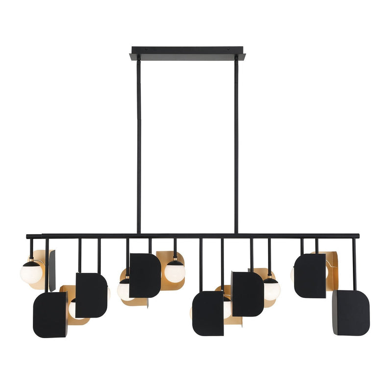 Eurofase - 49038-019 - 14 Light Chandelier - Gold-Black