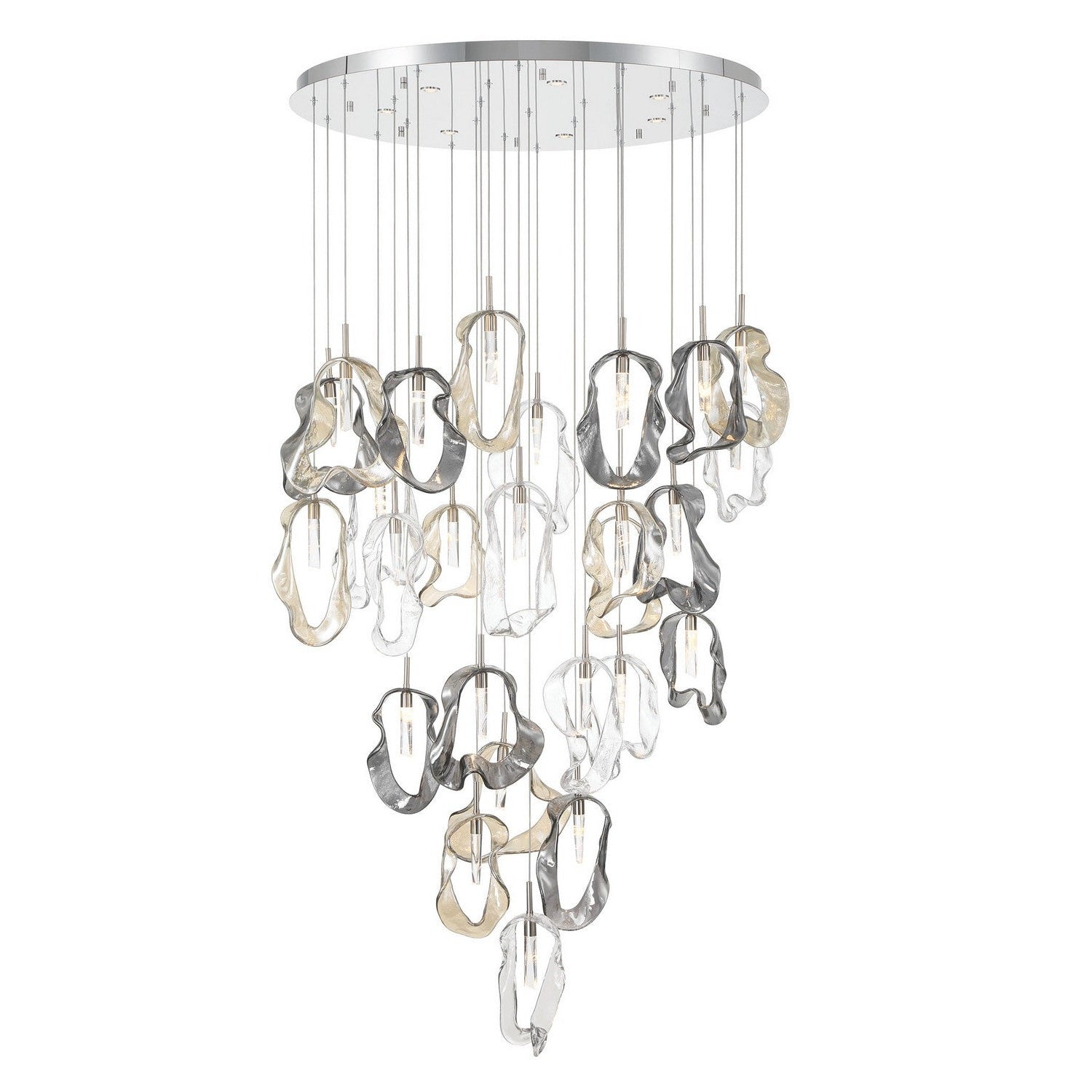 Eurofase - 49238-020 - 33 Light Chandelier - Nickel