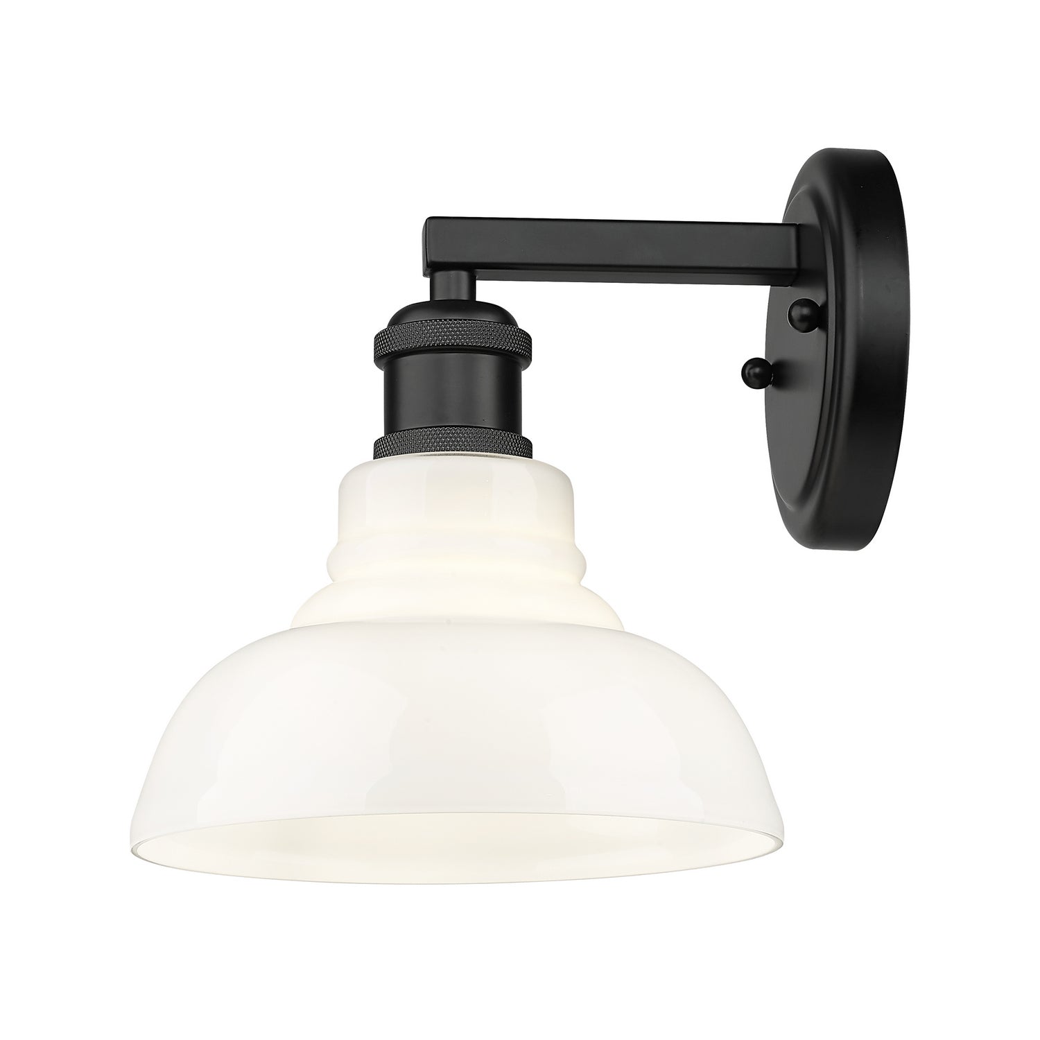 Golden - 0305-BA1 BLK-VMG - One Light Wall Sconce - Carver - Matte Black