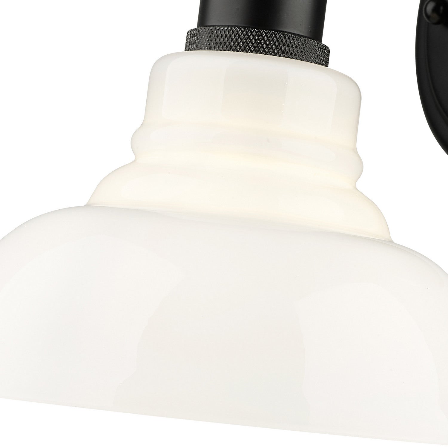 Golden - 0305-BA1 BLK-VMG - One Light Wall Sconce - Carver - Matte Black