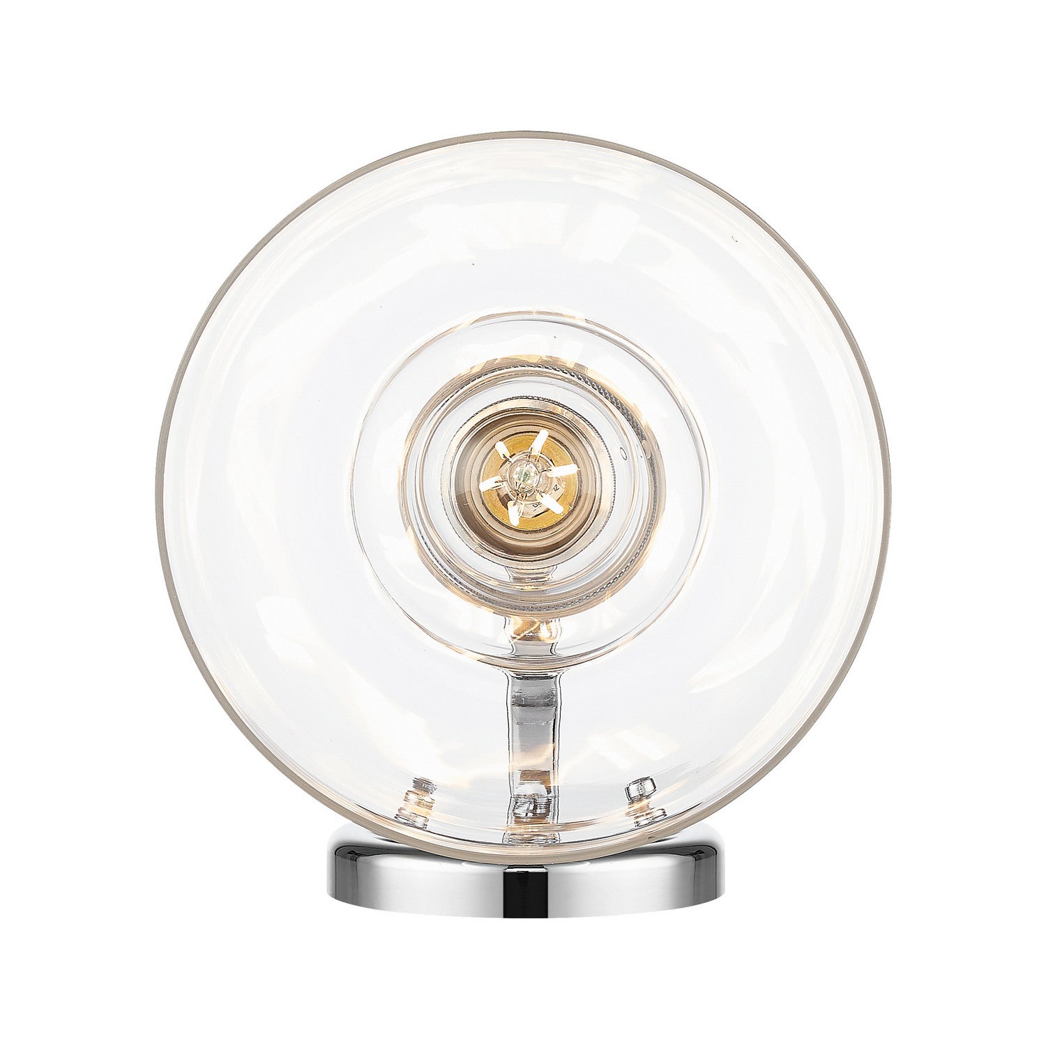Golden - 0305-BA1 CH-CLR - One Light Wall Sconce - Carver - Chrome