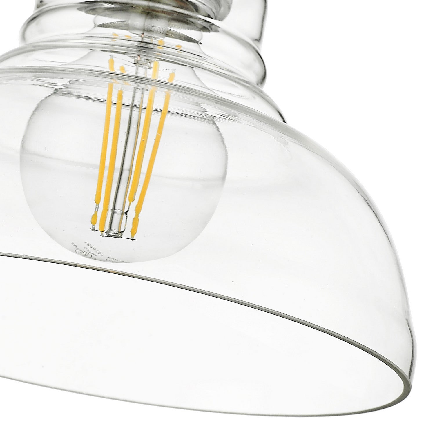 Golden - 0305-S CH-CLR - One Light Mini Pendant - Carver - Chrome