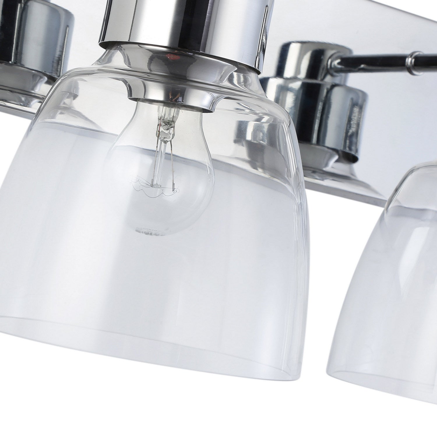 Golden - 0314-BA3 CH-CLR - Three Light Vanity - Remy - Chrome