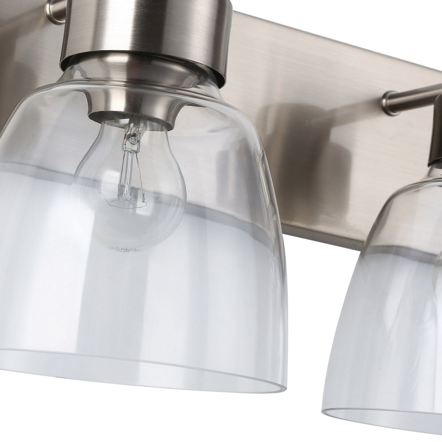 Golden - 0314-BA3 PW-CLR - Three Light Vanity - Remy - Pewter