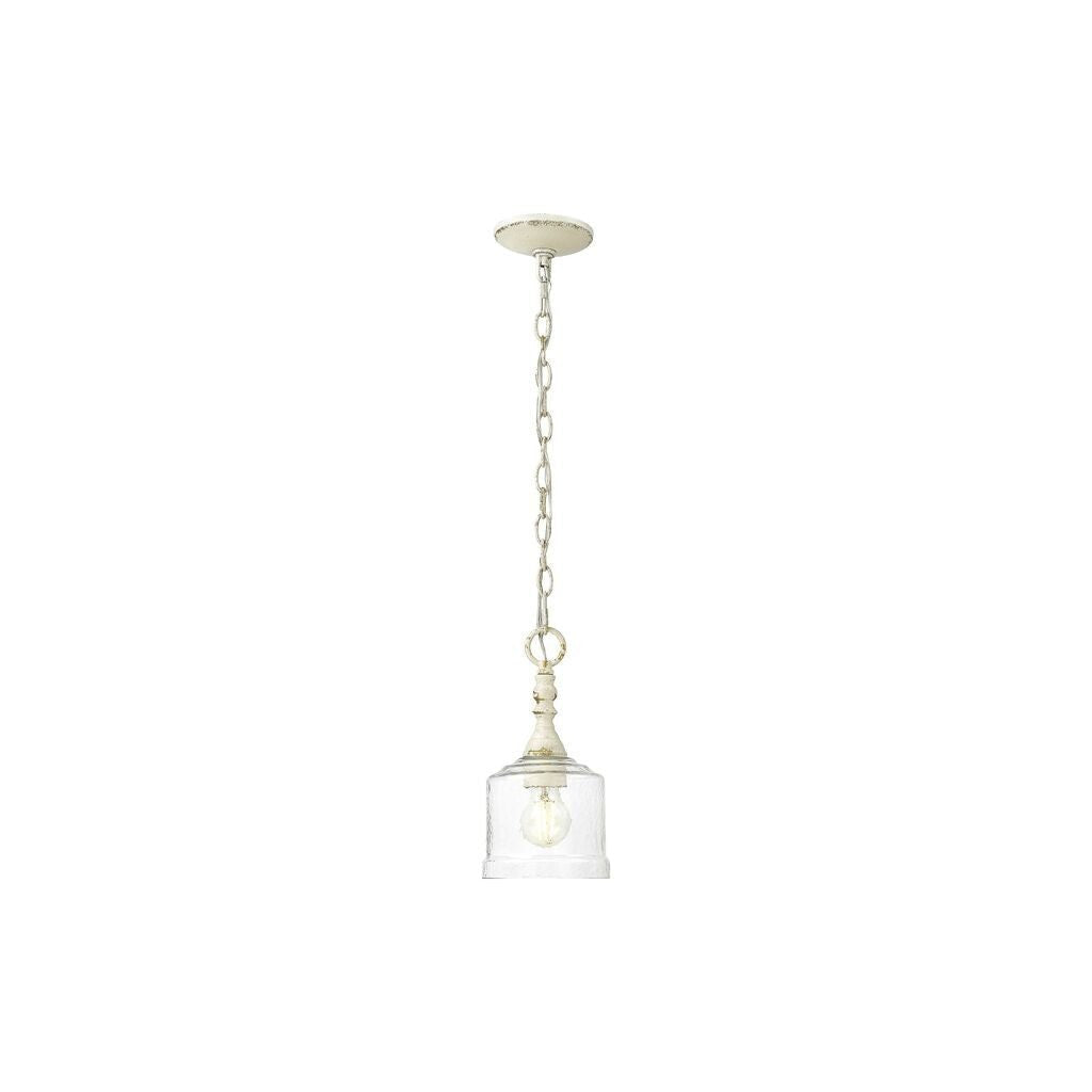 Golden - 0806-M1L ABI-HWG - One Light Mini Pendant - Keating - Antique Black Iron
