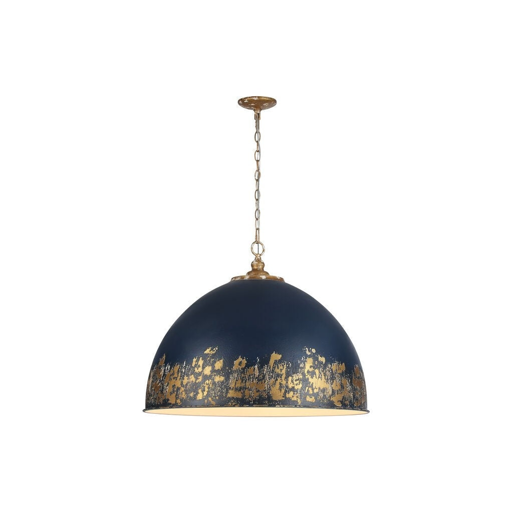 Golden - 0809-8P VG-ANVY - Eight Light Pendant - Alison - Vintage Gold