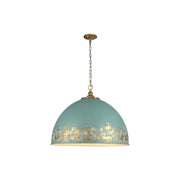 Golden - 0809-8P VG-TEAL - Eight Light Pendant - Alison - Vintage Gold