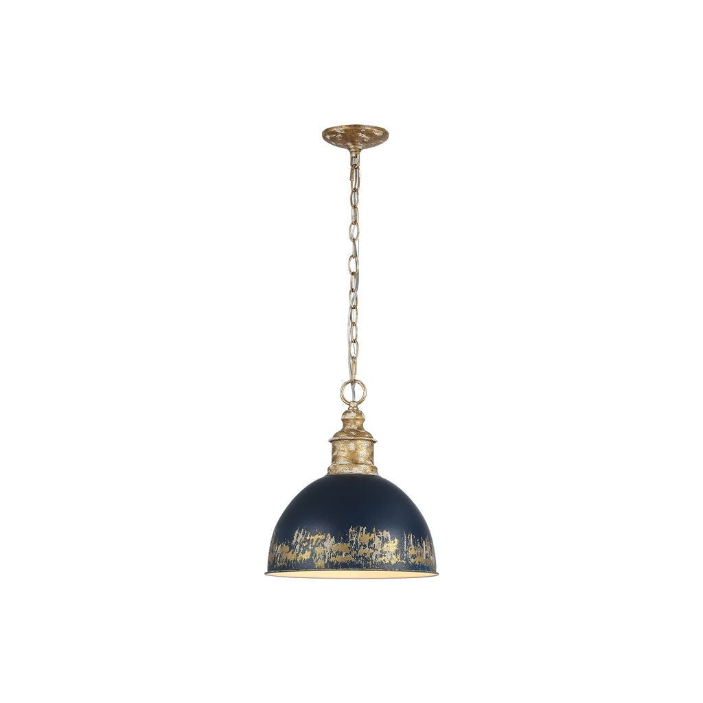 Golden - 0809-M VG-ANVY - One Light Pendant - Alison - Vintage Gold