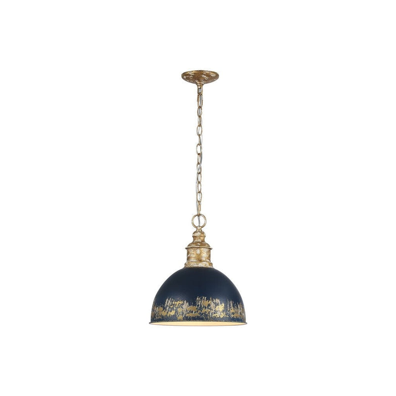 Golden - 0809-M VG-ANVY - One Light Pendant - Alison - Vintage Gold