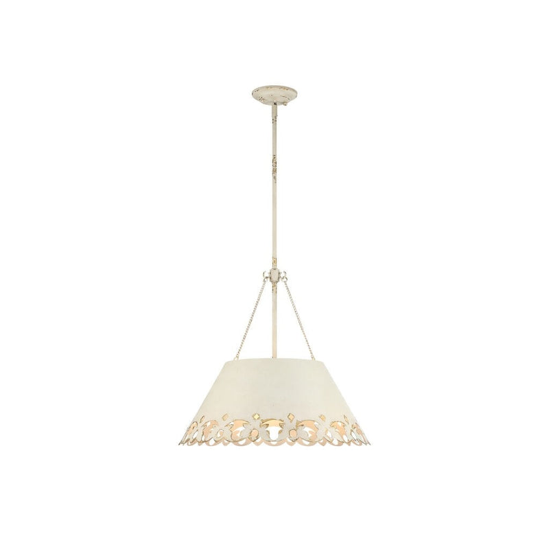 Golden - 0883-5P AI - Five Light Pendant - Eloise - Antique Ivory