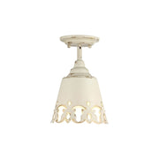 Golden - 0883-SF AI - One Light Semi-Flush Mount - Eloise - Antique Ivory