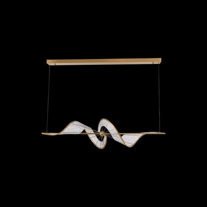 Golden - 1468-LP BCH - LED Linear Pendant - Aurora - Brushed Champagne