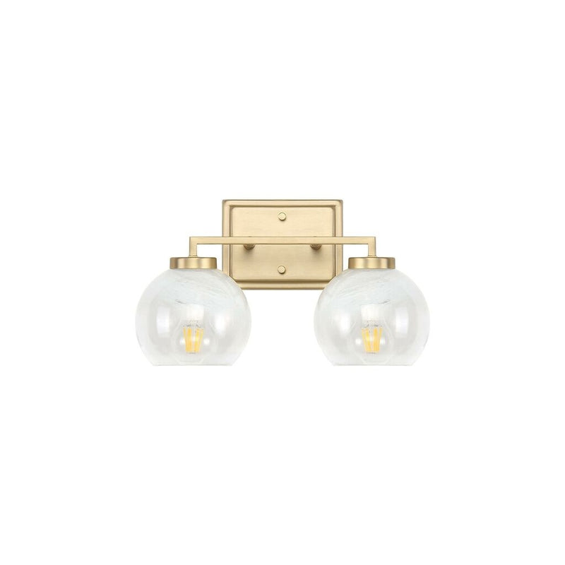 Golden - 3094-BA2 BCB-ALA - Two Light Bath Vanity - Elliott - Brushed Champagne Bronze