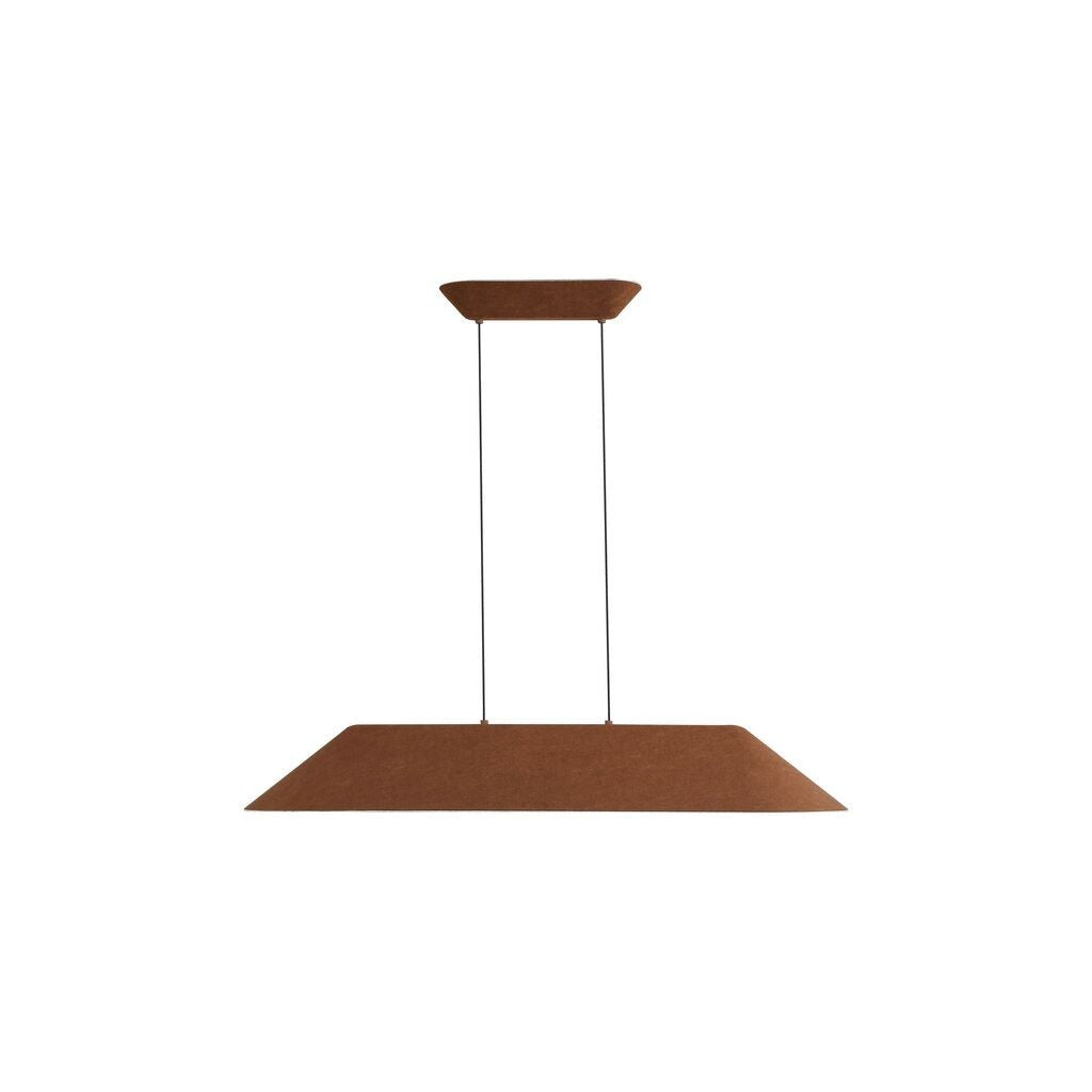 Golden - 3133-LP43 CO-BK - LED Linear Pendant - Faroe - Coffee/Black