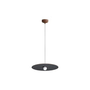 Golden - 3133-P24 CO-BK - LED Pendant - Faroe - Coffee/Black