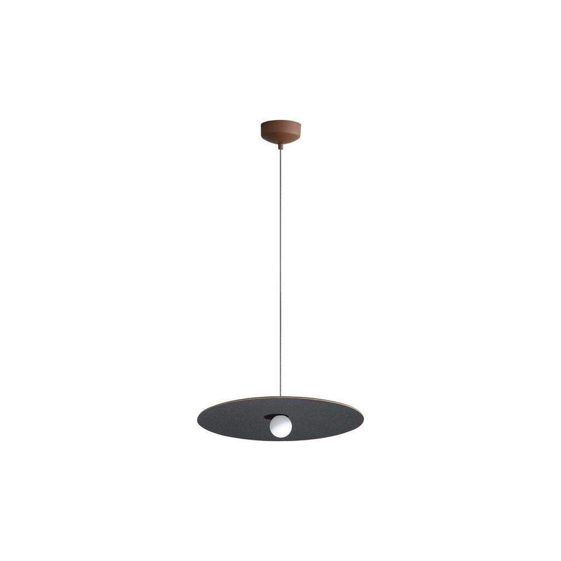 Golden - 3133-P24 CO-BK - LED Pendant - Faroe - Coffee/Black
