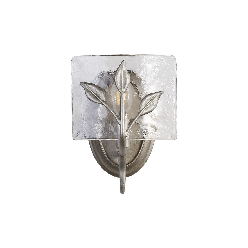 Golden - 3160-1W PS-HWG - One Light Wall Sconce - Calla - Peruvian Silver