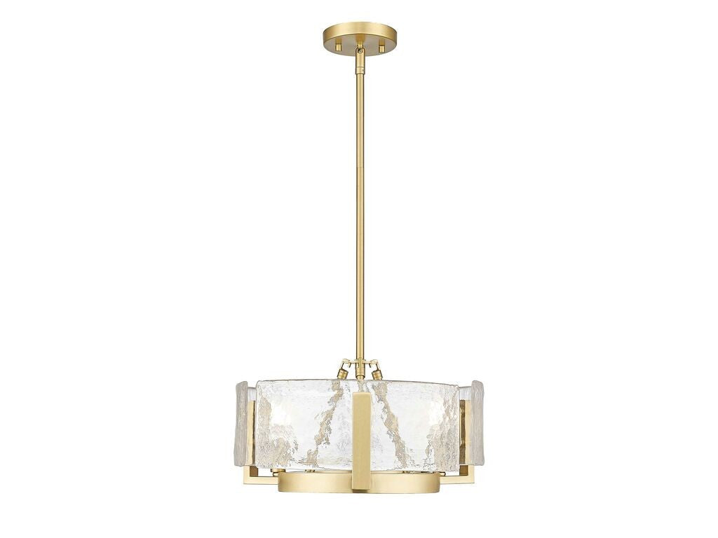 Golden - 3164-3 BCB-HWG - Three Light Chandelier - Aenon - Brushed Champagne Bronze