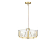 Golden - 3164-3 BCB-HWG - Three Light Chandelier - Aenon - Brushed Champagne Bronze