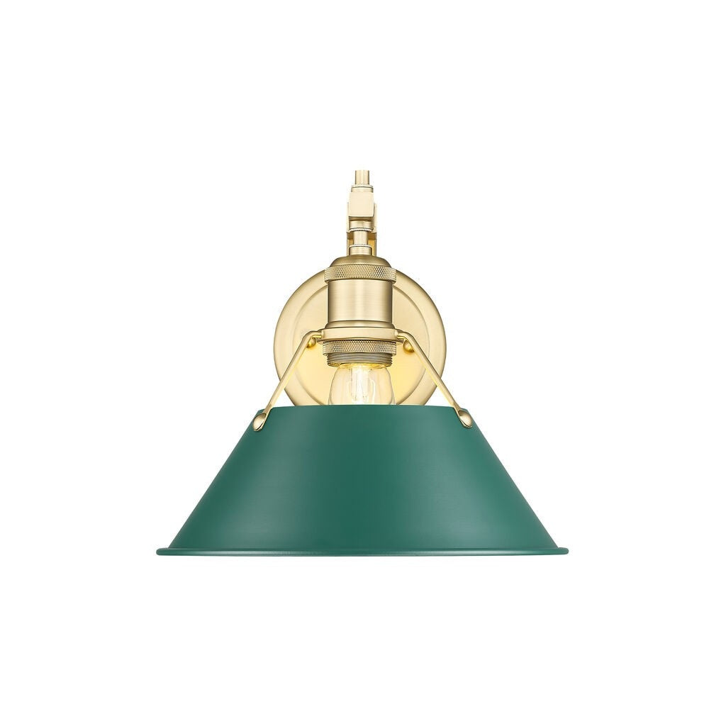 Golden - 3306-1W BCB-GN - One Light Wall Sconce - Orwell - Brushed Champagne Bronze