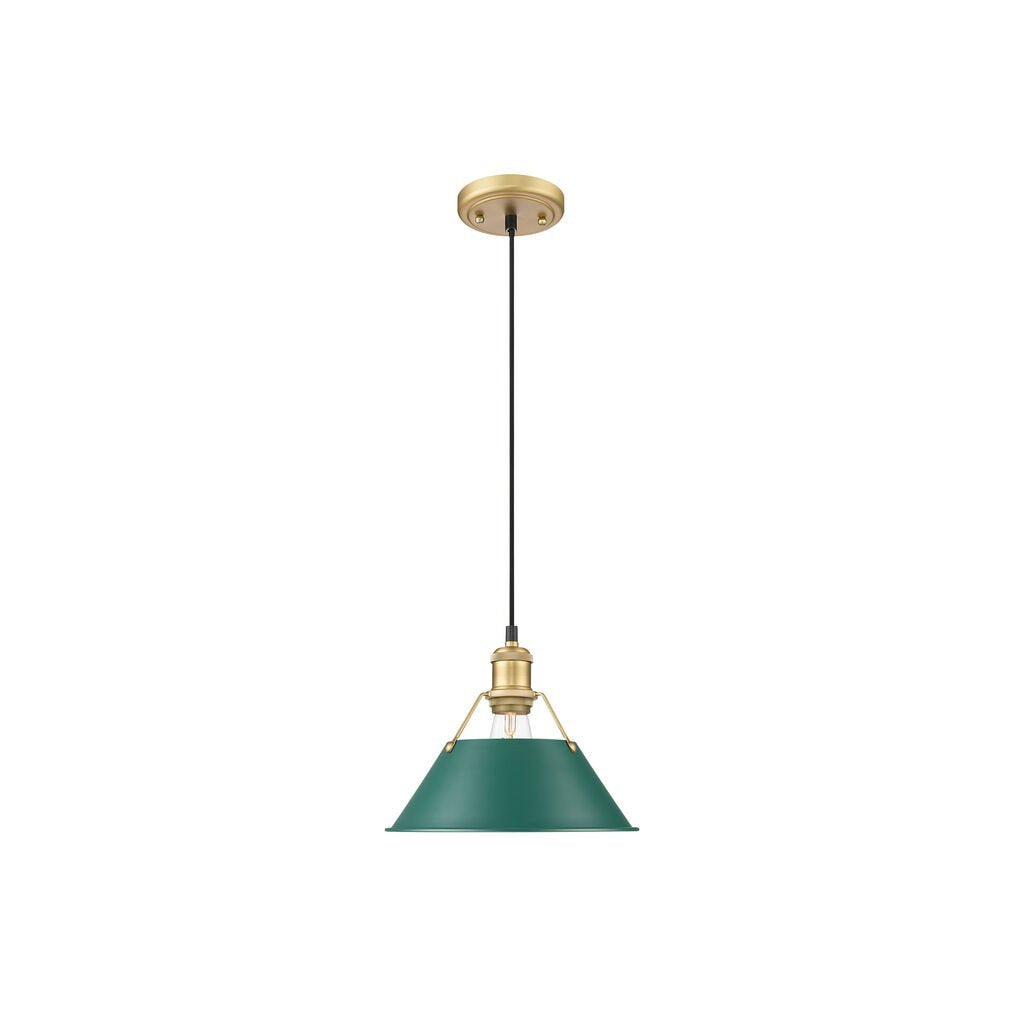 Golden - 3306-M BCB-GN - One Light Pendant - Orwell - Brushed Champagne Bronze