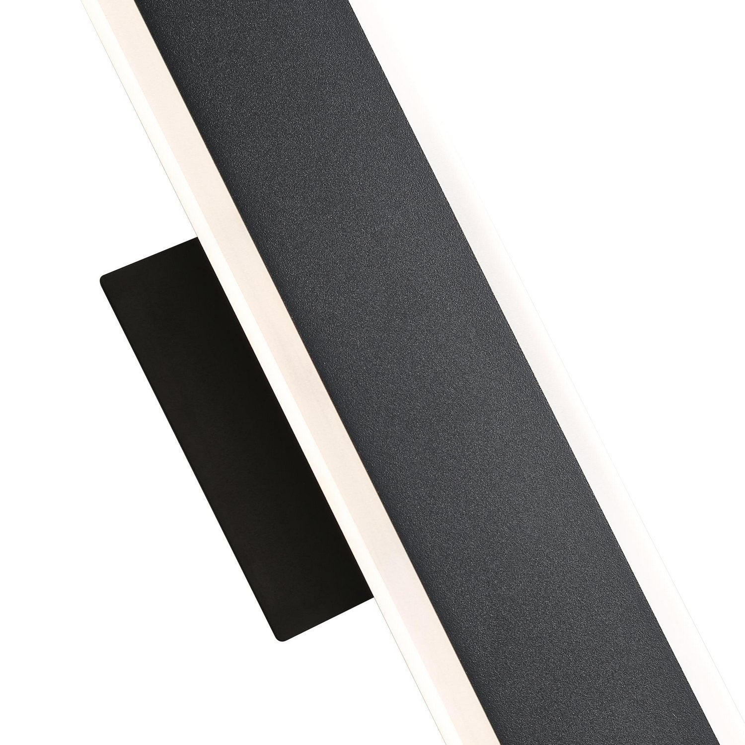 Golden - 4072-OWL24 SNB - LED Outdoor Wall Sconce - Obsidian - Sand Black