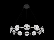 Golden - 5028-12 CH - LED Chandelier - Celestia - Chrome