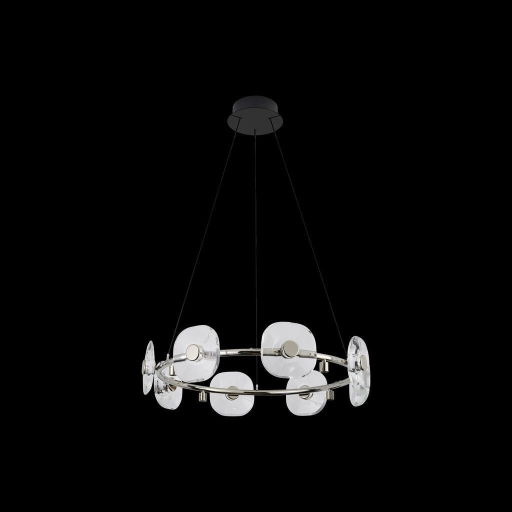 Golden - 5028-8 CH - LED Chandelier - Celestia - Chrome