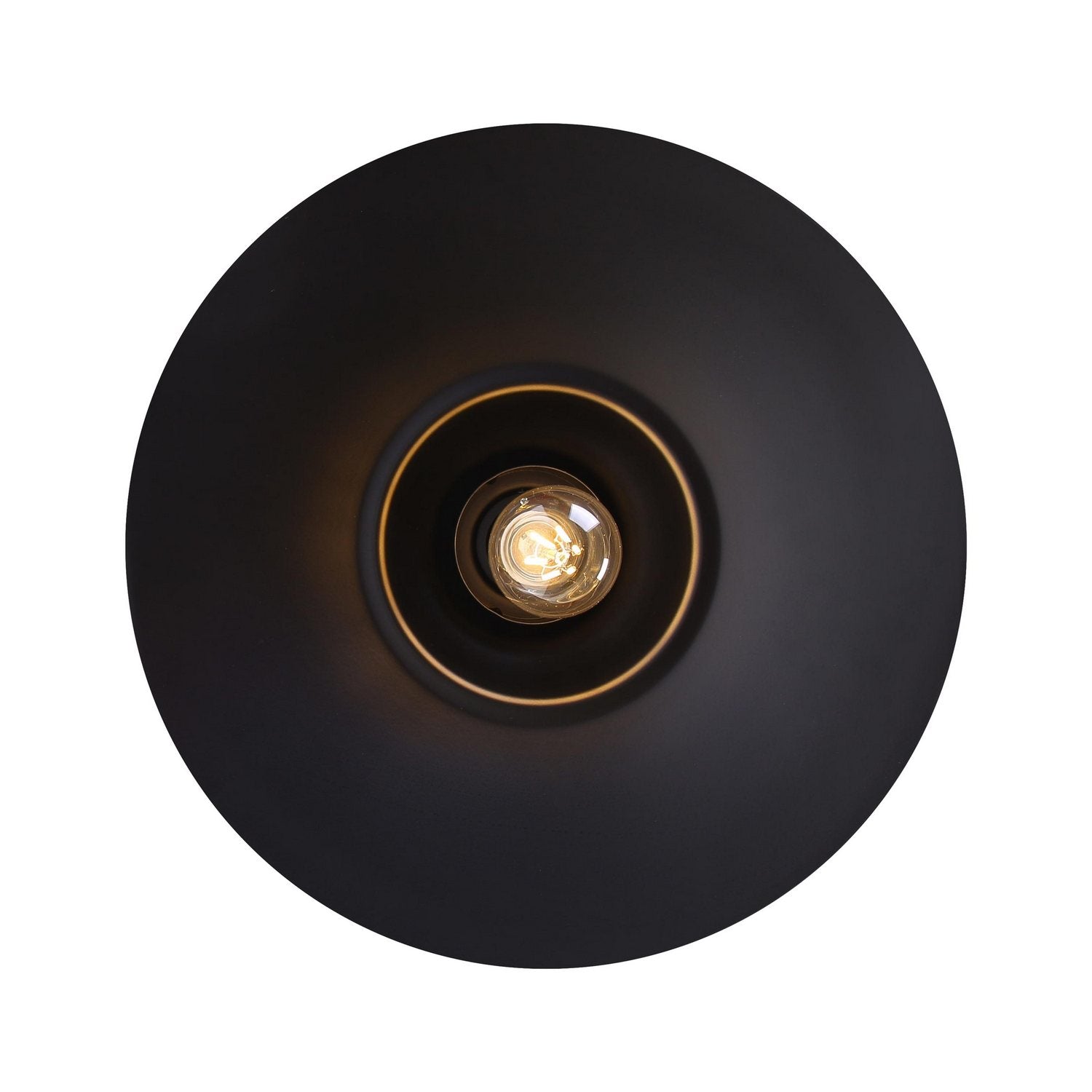Golden - 5096-OWL15 BLK-BLK - One Light Wall Sconce - Croma - Matte Black