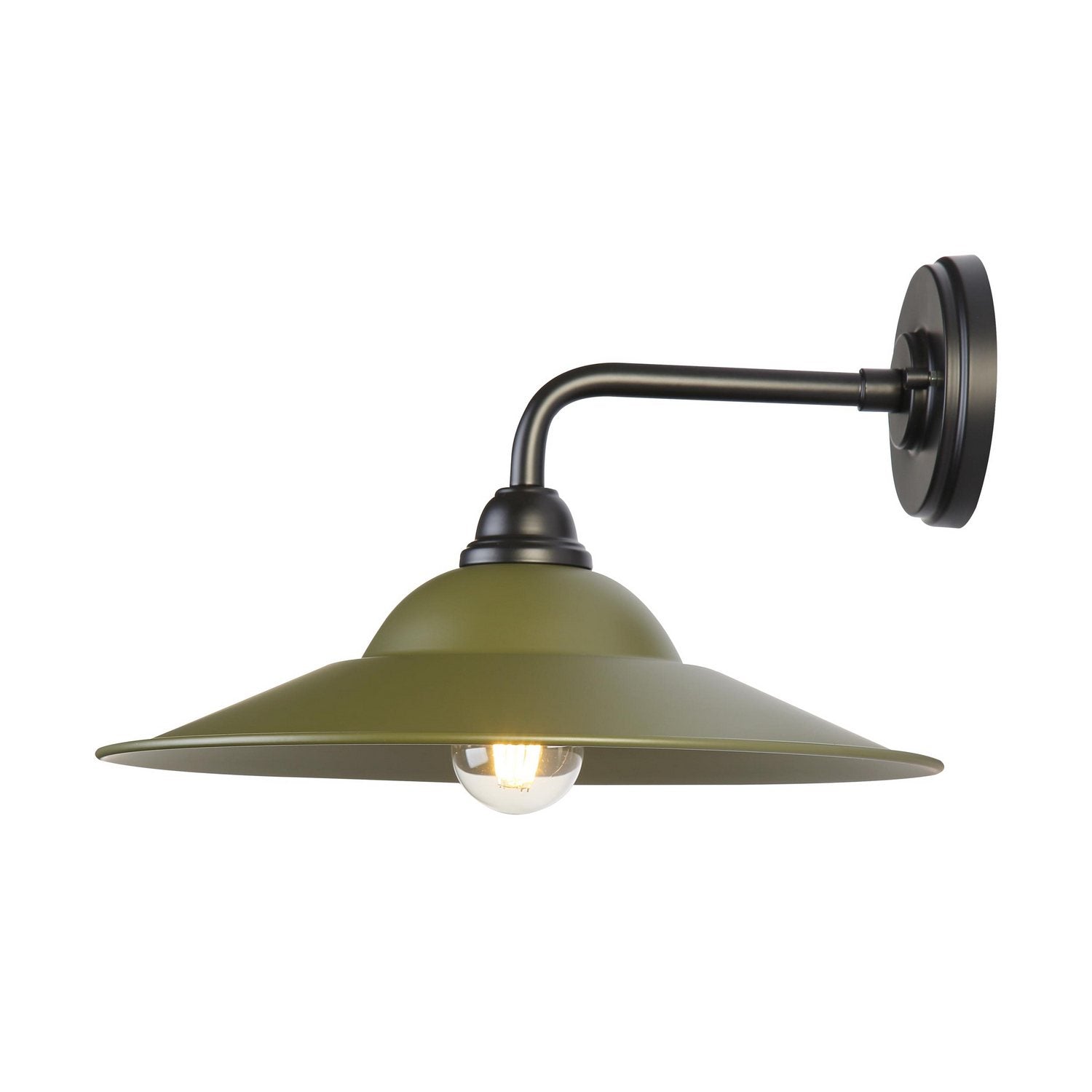Golden - 5096-OWL15 BLK-MP - One Light Wall Sconce - Croma - Matte Black