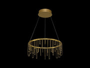 Golden - 5461-18 SSG - LED Chandelier - Lucerna - Stainless Steel Gold