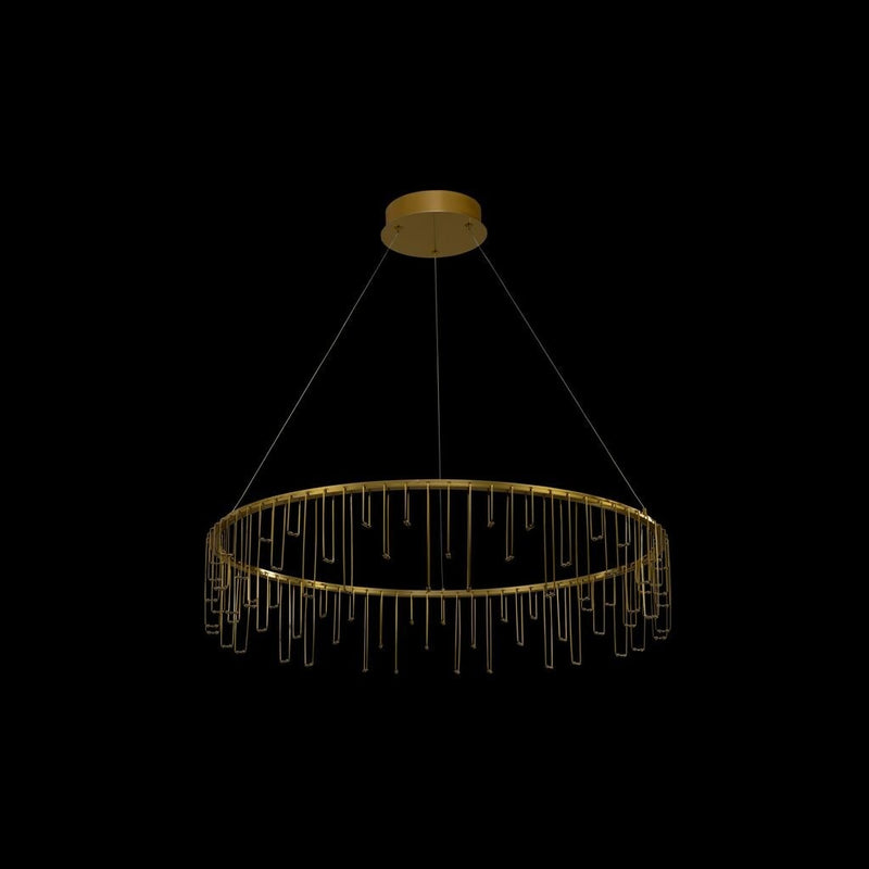 Golden - 5461-32 SSG - LED Chandelier - Lucerna - Stainless Steel Gold