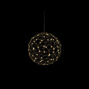Golden - 5462-16 NBS - LED Pendant - Spheris - Natural Brass