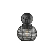 Golden - 6802-1W BLK - One Light Wall Sconce - Calypso - Matte Black