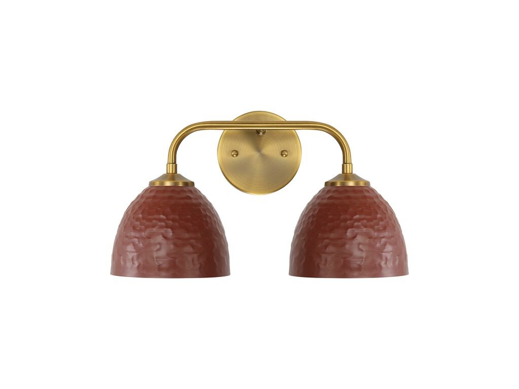 Golden - 6950-BA2 MBS-RC - Two Light Vanity - Shepard - Modern Brass